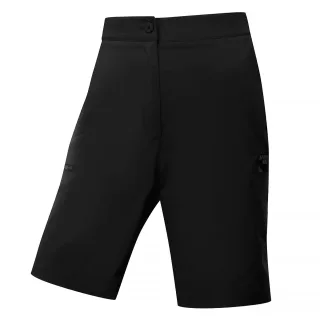 Damen knielange wasserabweisende Wandershorts mit Reißverschlusstaschen