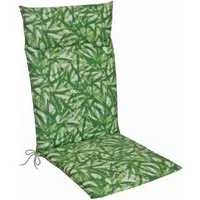 KETTLER Hochlehnerauflage Design 931 Palmenmotiv, (1 St), Gartenstuhlkissen Hochlehner 120x48x6cm, Grün