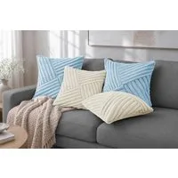 Amilian Dekokissen Sofakissen 4er Set mit Füllung und Bezug, Reißverschluss, formstabil, Reißverschluss, Cord-Optik, formstabil, 40x40 cm