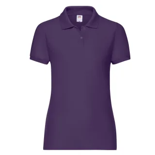 Fruit of the Loom - Poloshirt für Damen (Violett)