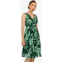 Kraimod Abendkleid mit tropischem Muster