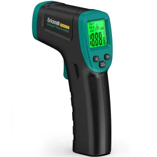 ERICKHILL ROOKCORE Infrared Thermometer Non Contact Laser Temperature Gun Adjustable Emissivity Wide Range -50℃ to 600℃