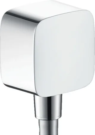 Hansgrohe Schlauchanschluss DN15 Fixfit E mit Rückflussverhinderer chrom, 26457000 26457000