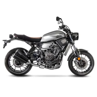 LeoVince Sportauspuff Komplettanlage GP DUALS Black YAMAHA XSR 700 +Kat Bj. 2016-2020 EURO-4 +ABE