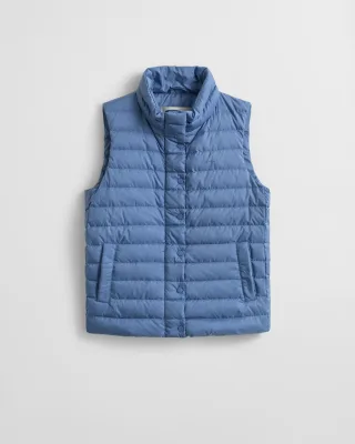 GANT - Leichte Daunenweste faded denim - Gr. - S