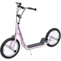 HOMCOM Cityroller Tretroller, Cityroller, für Kinder, Kickboard, Höhenverstellbar, 0 km/h, (Kickscooter, 1 tlg., Kinderroller), für Garten, Rosa