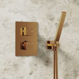Steinberg Serie 160 Unterputzthermostat mit 2-Wege Umsteller, rose gold, 160 4133 3 RG 160 4133 3 RG