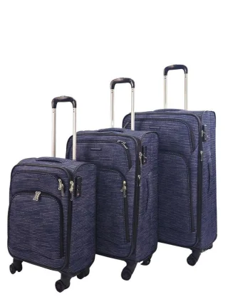Leichte, bedruckte 8-Rollen-Reisegepäck-Softkoffer