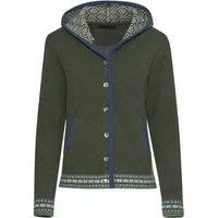 Reitmayer Strickjacke Jacquard-Cardigan mit Kapuze