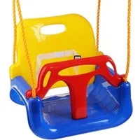 VERK GROUP Babyschaukel 3-in-1 Kinderschaukel – Babyschaukel mit Rückenlehne & Sicherheitsbüge