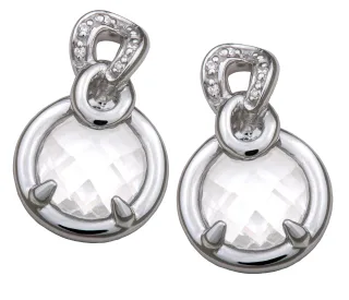 Orphelia Ohrstecker für Damen, 925 Sterlingsilber, Silber ZO-5905