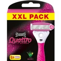 Wilkinson Rasierklingen Quattro for Women, 6-tlg.