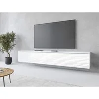 Home affaire Lowboard Vera, wahlweise mit oder ohne Beleuchtung, gefräste MDF Front mit 3D Effekt, stehend und hängend montierbar