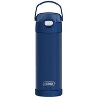THERMOS Isolierflasche FUNTAINER Water Bottle, doppelwandiger Edelstahl, spülmaschinenfest, 0,47l, 12h kalt, mit dichschließendem Push Button Lid