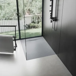 Neuesbad Duschwanne Bazalt Grey 90x90 NB1RE102261