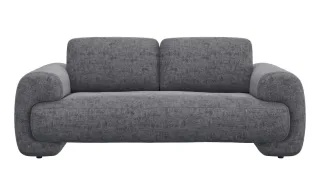 FLEXLUX 2,5-Sitzer "Molino Designsofa, Polstersofa, Einzelsofa, Couch" Kaltschaum & Stahl-Wellen für erstklassigen Sitzkomfort, Füsse Schwarz