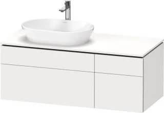 Duravit L-Cube Konsolenwaschtischunterbau wandhängend Weiß Supermatt 1220x550x482 mm - LC48760848400 LC4876084840000