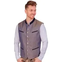 Gebr. Weis menswear Trachtenweste Trachtenweste - BODENSEE - braun/blau