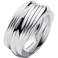Pandora Silberring Ring-Set für Gedreht Silber