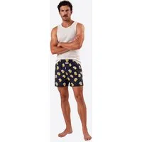 Sugar Pine Boxer Webboxershorts weit Motive Print (1-St) Herren Männer Unterhose