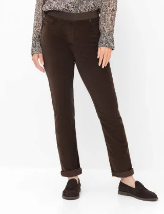 Raphaela by Brax Damen Cordhose Style PAMINA MARRONE, dunkelbraun, Gr. 36