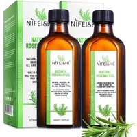 P-Beauty Cosmetic Accessories Haaröl Rosmarinöl naturreines Ätherisches Öl Haarpflege Augenbrauen Wimpern, 2-tlg., Rosmarinöl