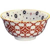 Cilio Schale AMICI Bowl Kacheln 18 cm, Porzellan, (Bowls)