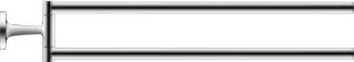 Duravit Starck T Handtuchhalter Chrom 50x465x80 mm - 0099411000 0099411000