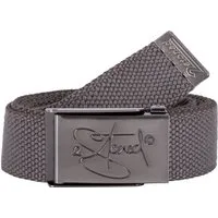 2Stoned Stoffgürtel Koppelgürtel Unisex, Schnalle Matt Classic, 3 cm breit, 120 cm lang individuell kürzbar