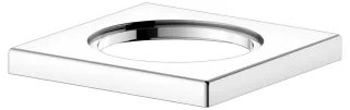 Keuco Rosette eckig IXMO 59599, f. Waschtischarmatur Edelstahl-finish., 59599060202 59599060202