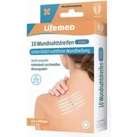 LifeMed Wundpflaster Lifemed Wundnahtstreifen 2x 5 Stück - 6mm x 100mm