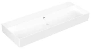 Villeroy & Boch Waschbecken Memento 2.0 1200x470mm Rechteck mit Überlauf Weiss Alpin CeramicPlus 4A22C6R1
