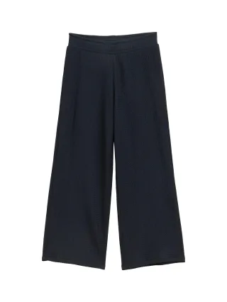 tom tailor kids - Strukturierte Wide Leg Hose sky captain blue - Gr. - 98