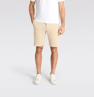MAC - MAC JEANS - Jog´n Short, Jersey Denim beige - Gr. - 36