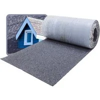 DAPRONA Dachschindeln Dachschindeln, Firstabdeckung 5m x 32cm Grau, (20-St), Bitumenschindeln für Gartenhaus, Carport