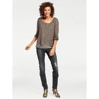 heine Klassische Bluse Druck-Tunika Langarm