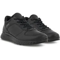 Ecco Exostride W Low GTX (wasserdicht, Yak-Leder) schwarz Damen Sneaker