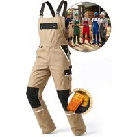 TMG International Arbeitslatzhose Latzhose Arbeitshose Cargohose Overall Blaumann