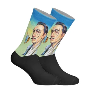 Elastische bedruckte lange Socken für Unisex