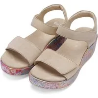 Ara RIMINI Keilsandalette Riemchensandale, Sommerschuh mit Klettverschlüsse, G-Weite