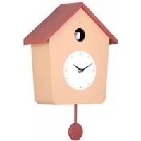 Karlsson Uhr Kuckucksuhr Wall Clock Cuckoo Light Braun Ocker