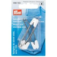 Prym Stricknadeln Baby-Sicherheitsnadeln 55 mm weiß 4 St