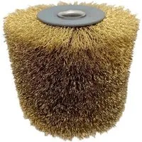 Fanztool Maschinen-Rundbürste FANZTOOL Stahldrahtbürste,Schleifbreite 100mm, Ø120/19mm (Metall)