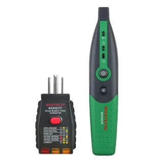 MS5902 Automatic Circuit Breaker Finder Fuse Socket Tester 220V 110V LED Indicator Flashlight Circuit Diagnostic Tool El
