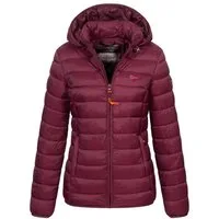 Geographical Norway Steppjacke Damen Herbst Jacke Steppjacke Outdoor leicht Kapuze Übergangsjacke