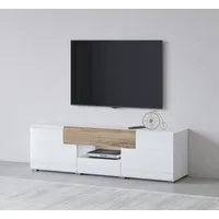 OTTO home Lowboard Toledo,Breite 159cm, trendige TV-Schrank mit dekorative Fräsungen, TV-Board ohne Beleuchtung, TV-Kommode mit viel Stauraum