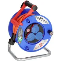 Brennenstuhl IP44 Kabeltrommel 25 m AT-N05V3V3-F 3G1.5 1218740 Kabeltrommel, UV-Beständig, für Außenbereich geeignet