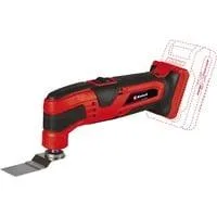 Power X-Change Akku-Multifunktions-Werkzeug TC-MG 18 Li-Solo, 18Volt rot/schwarz, ohne Akku und Ladegerät, inkl. Zubehör