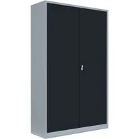 Steelboxx Mehrzweckschrank Metallschrank abschließbar Aktenschrank Büroschrank 195x120x42cm (1-St) Mehrzweckschrank abschließbar