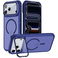 CoolGadget Handyhülle Hybrid CAM Handy Hülle für Apple iPhone 17 Pro 6,3 Zoll, Kameraschutzglas klappbar Schutzhülle Metallring für Magsafe Zubehör